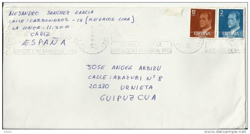 LA LINEA CADIZ  CC CON MAT EXPO 92 SEVILLA - 1992 – Siviglia (Spagna)