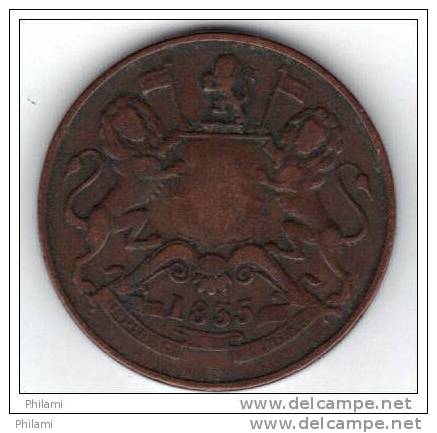 COINS GRANDE BRETAGNE INDIA KM 447.1 1/2 A 1835.   (DP127) - Colonies