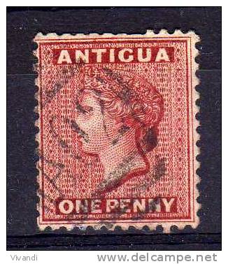 Antigua - 1884 - 1d Definitive (Perf 12, Watermark Crown CA) - Used - 1858-1960 Kolonie Van De Kroon