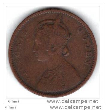 COINS GRANDE BRETAGNE INDIA KM 467 1/4 A 1862.   (DP130) - Colonies