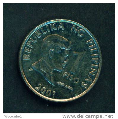 PHILIPPINES  -  2001  1 Peso  Circulated  As Scan - Filipinas