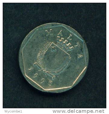 MALTA  -  1995  5 Cents  Circulated  As Scan - Malta