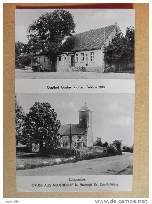 AK NEUENDORF B.NIEMEGK B.BELZIG Gasthaus 1940  //  D*5632 - Niemegk