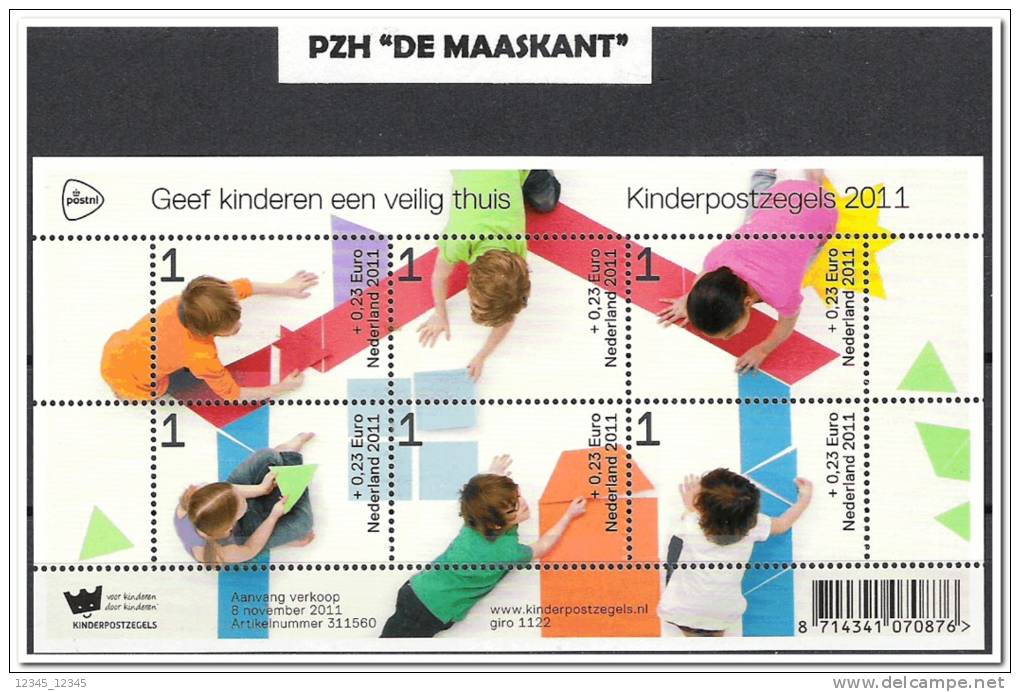 Nederland 2011, Postfris MNH, NVPH 2886, Children Stamps - Unused Stamps
