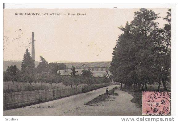 ROUGEMONT LE CHATEAU USINE EHRARD 1905 - Rougemont-le-Château