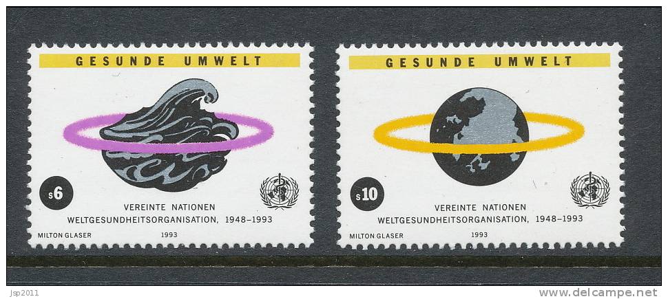 UN Vienna 1993 Michel # 147-148, MNH ** - Ungebraucht