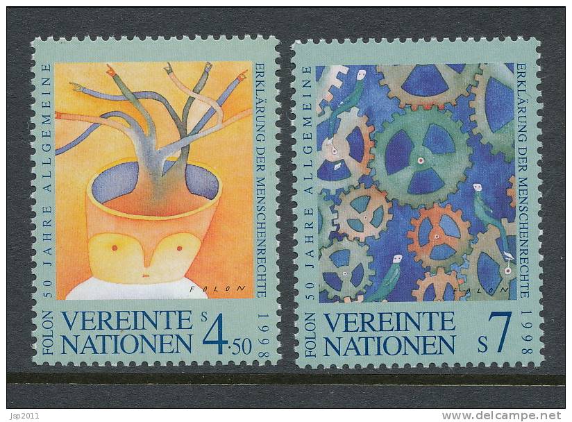 UN Vienna 1998 Michel # 268-269, MNH ** - Unused Stamps