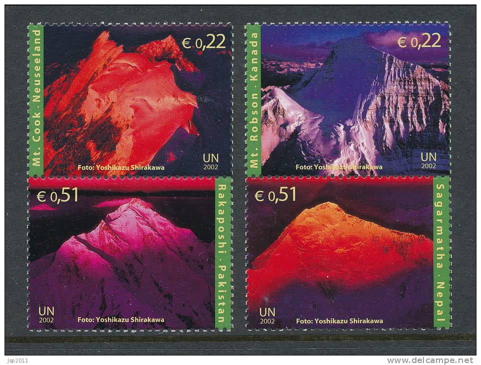 UN Vienna 2002 Michel # 363-366, 2 Pairs, MNH ** - Ungebraucht