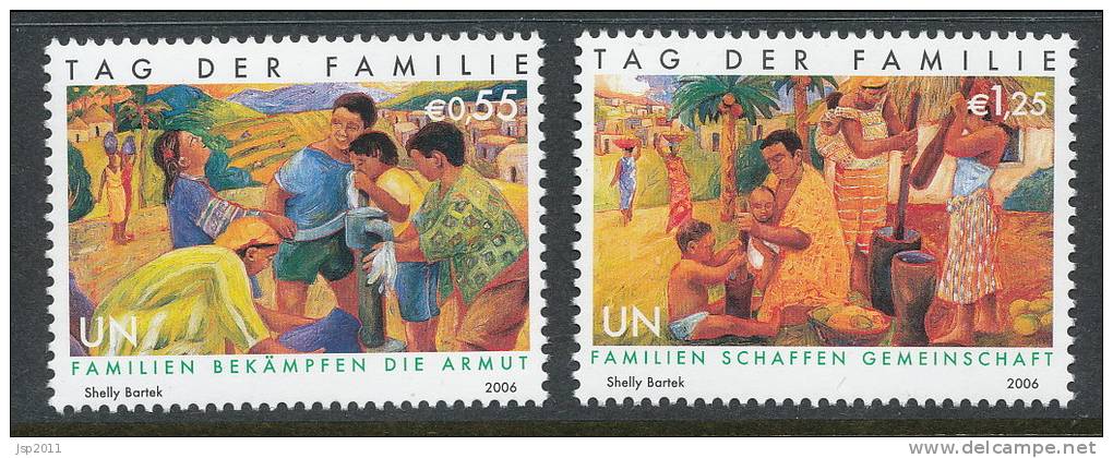 UN Vienna 2006 Michel # 465-466, MNH ** - Neufs