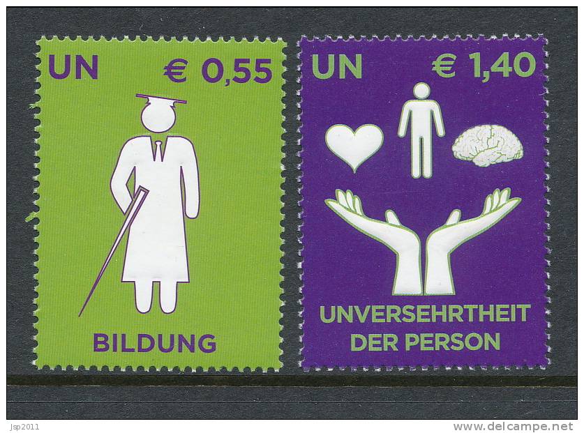 UN Vienna 2008 Michel # 543-544, MNH ** - Ungebraucht