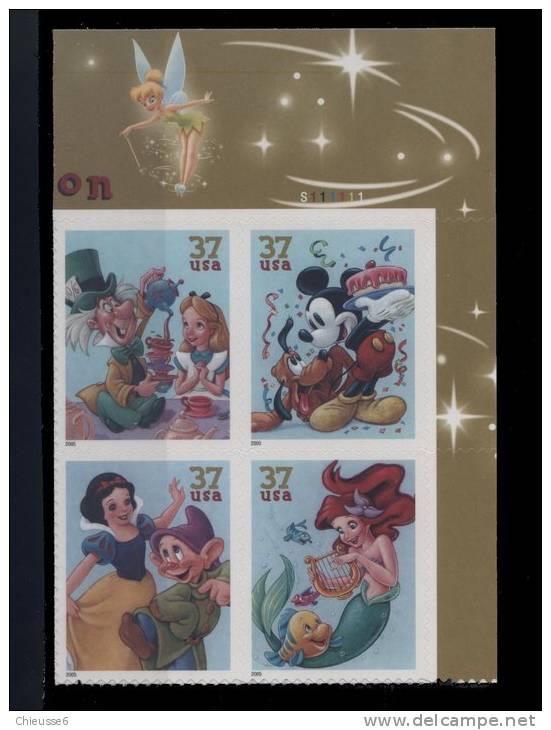 Lot 67  - B8	Etats Unis**   Mickey - Unused Stamps