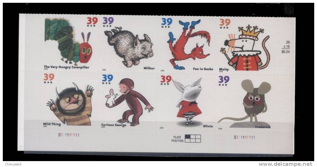 Lot 69  - B8	Etats Unis**   Personnages BD - Ongebruikt