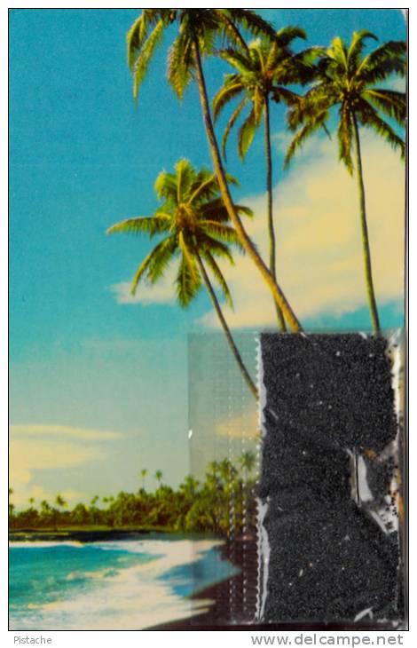 Black Real Sand From A Beach In Hawai  - Unused - See 2 Scans For The Sand - Other & Unclassified