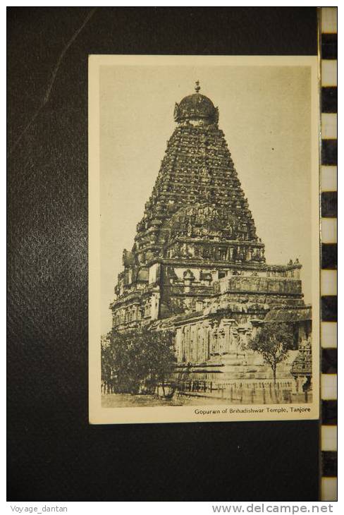 CP, Inde, Gopuram Of Brihadishwar Temple Tanjore - India