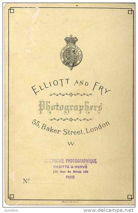 PRINCE LOUIS NAPOLEON (NAPOLEON III)  -  ELLIOT AND FRY  - LONDON - Famous People