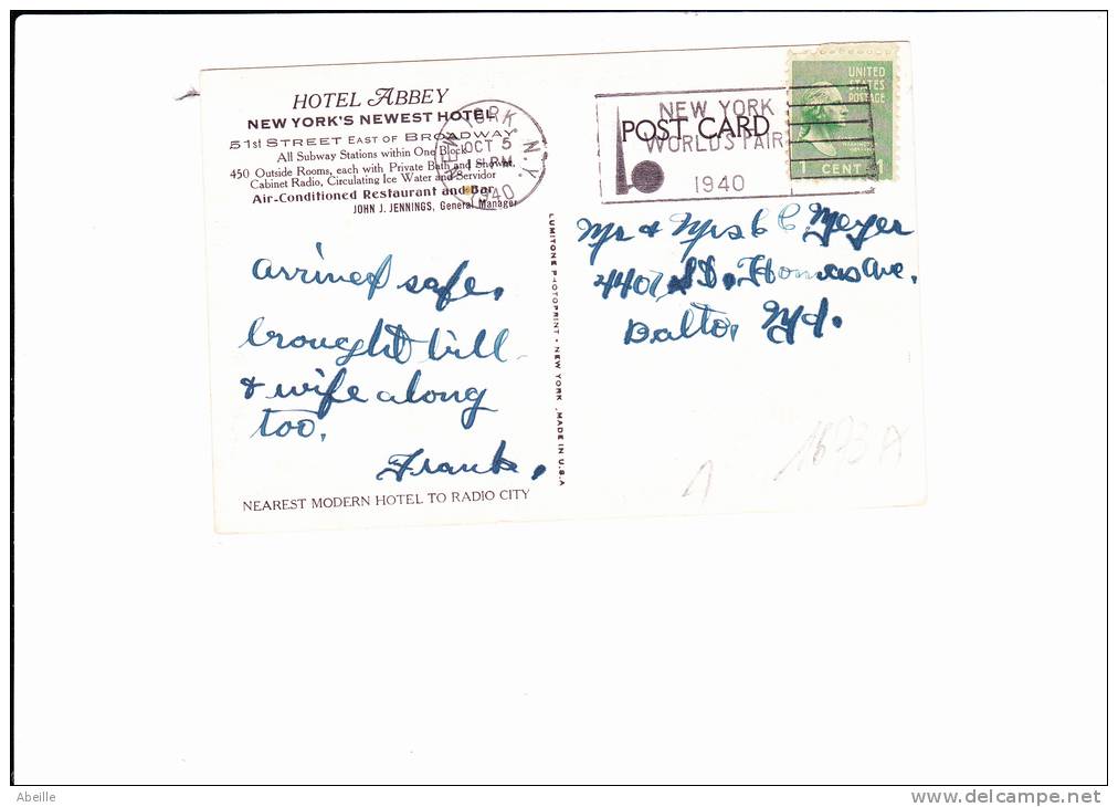 A   1673A     LETTER  1940 - Poststempel