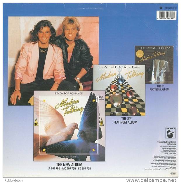 * 12" Maxi Single *  MODERN TALKING - ATLANTIS IS CALLING (Germany 1986) - 45 T - Maxi-Single