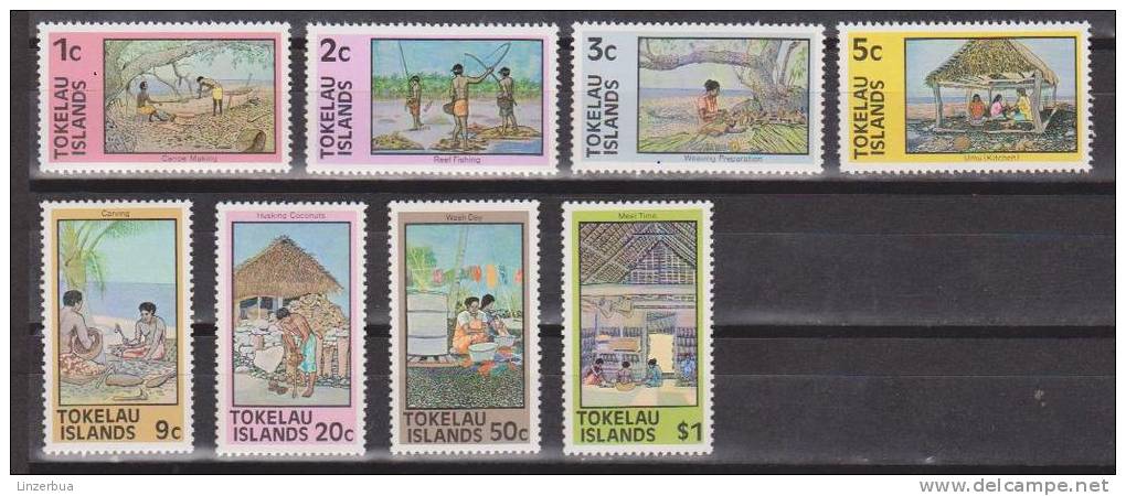 Tokelau 1976 Mi. 42-49** MNH - Tokelau