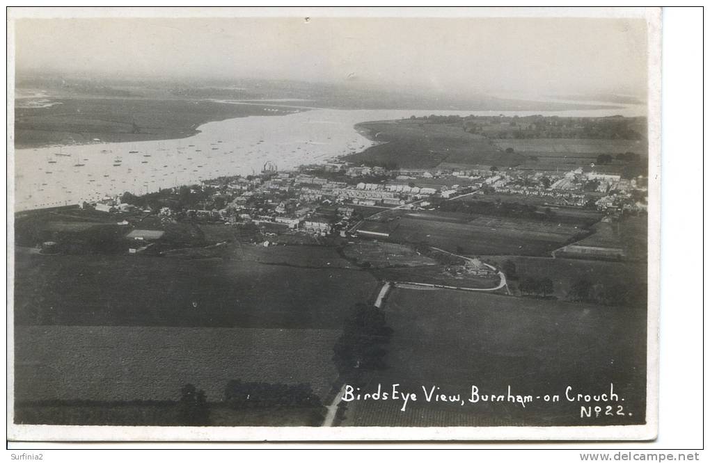 ES318 BURNHAM ON CROUCH - BIRDS EYE VIEW RP - Autres & Non Classés