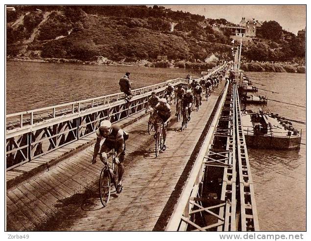 Pont Provisoire De LA ROCHE BERNARD  Tour De L´Ouest 1959 - Non Classificati