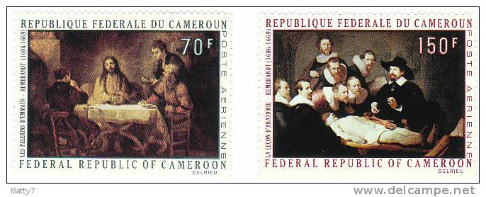 CAMERUN POSTA AEREA 1969 - REMBRANDT - INTEGRI - Rembrandt