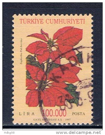 TR Türkei 1997 Mi 3125 Blume - Oblitérés