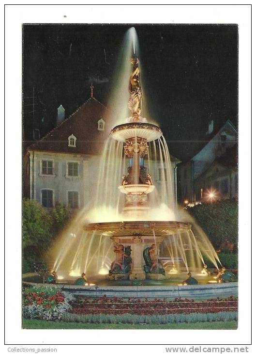 Cp, Suisse, LA Chaux-de-Fonds, Fontaine Monumentale - Autres & Non Classés