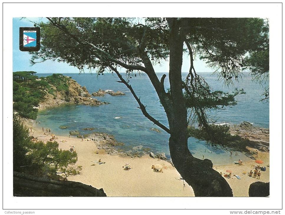 Cp, Espagne, S'Agaro, Plage "La Conca", écrite 1970 - Gerona