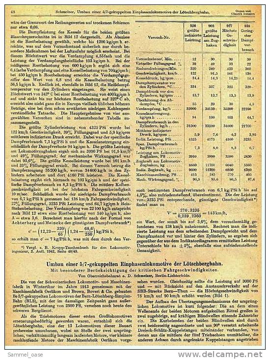 Februar 1944 - Zeitschrift Organ Für Die Fortschritte Des Eisenbahnwesen - Für Verkehrstechnik Und Maschinenbau - Cars & Transportation