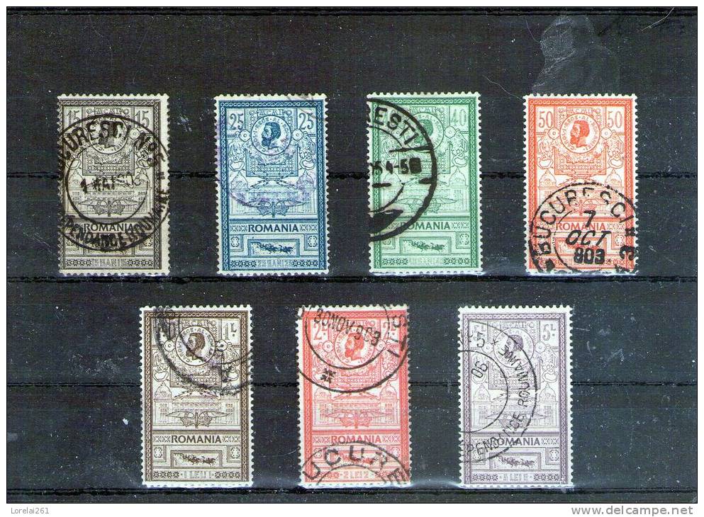 1903 -   Hotel Des Postes/EFIGII  Mi No 154/160 Et Y&T No 145/151 (400 Euro/michel) - Used Stamps