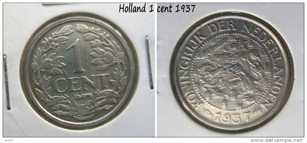 PAYS BAS 1 Cent 1937 - 1 Centavos