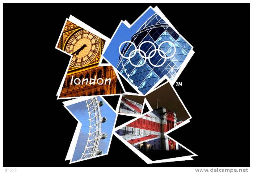 03A025   @   2012 London Olympic Games Emblem    ( Postal Stationery , Articles Postaux ) - Verano 2012: Londres