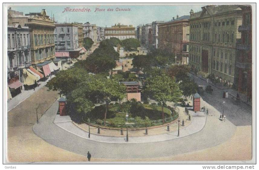 Egypt - Egipt - Alexandria - Alexandrie - Place Des Consuls - Alexandrie