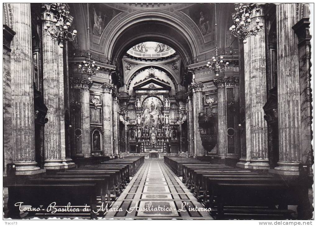 TORINO  /  Basilica Di Maria Ausiliatrice - L'interno - Kerken
