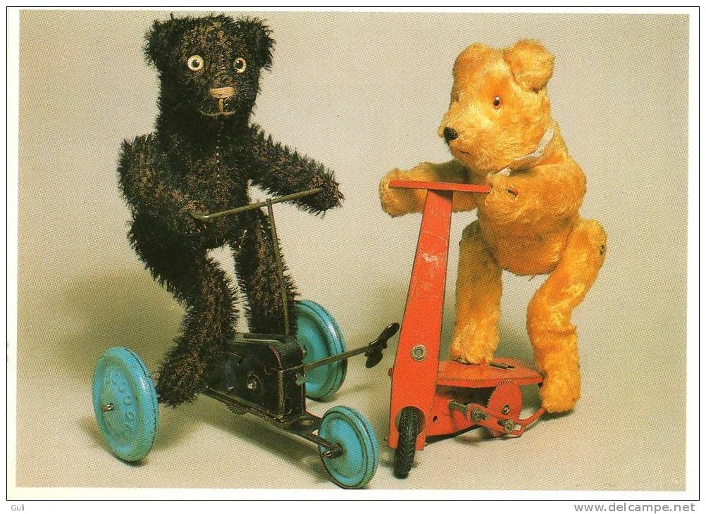 Jeux Et Jouets -Humour- OURS Sportifs Sur Tricycle Et Trottinette (Editions: Les Ours En Peluche Booking Int.)*PRIX FIXE - Jeux Et Jouets