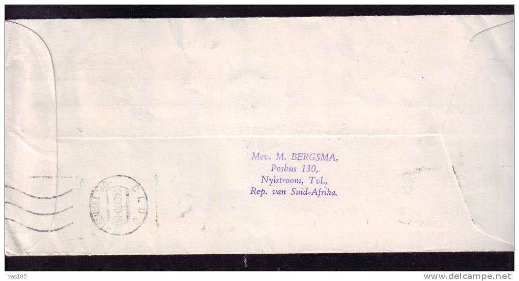 NICE FRANKING ON COVER,1970,SOUTH AFRICA - Covers & Documents