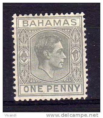 Bahamas - 1941 - 1d Definitive (Watermark Multiple Script CA) - MH - 1859-1963 Colonie Britannique