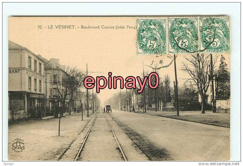 Br - 78 - LE VESINET - Boulevard Carnot - éditeur L' Abeille - Le Vésinet