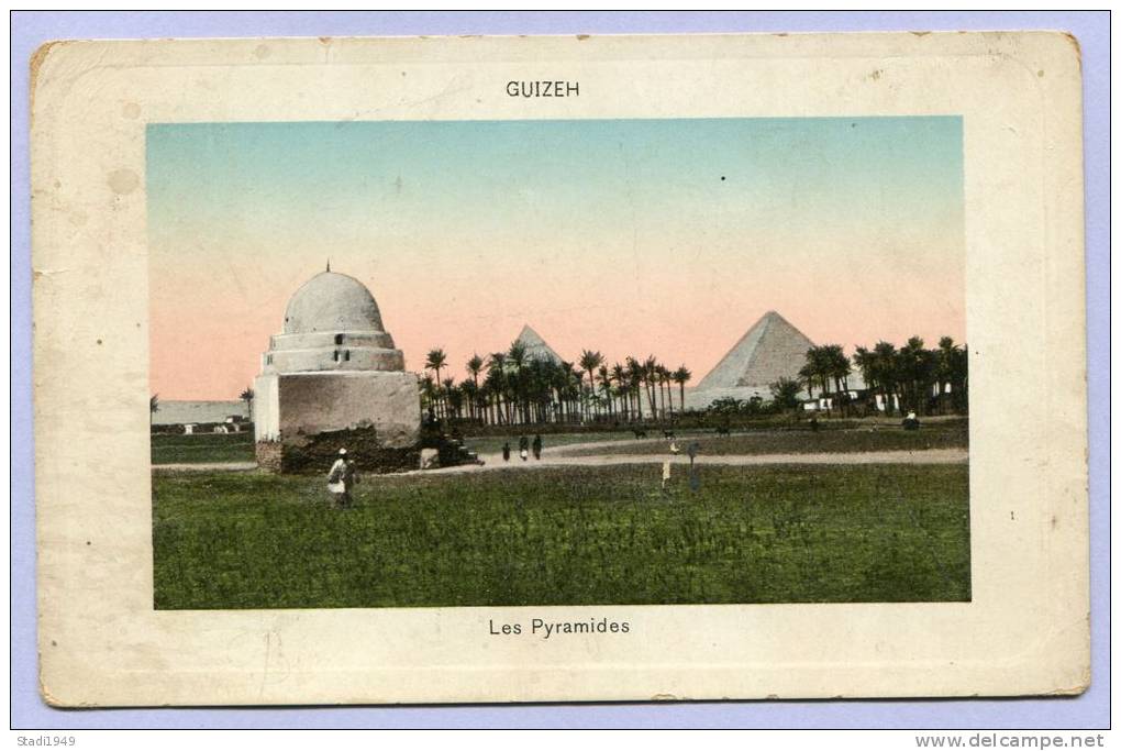 Vintage Card Gizeh Guizeh Les Pyramides Pyramiden ( 420 ) - Gizeh