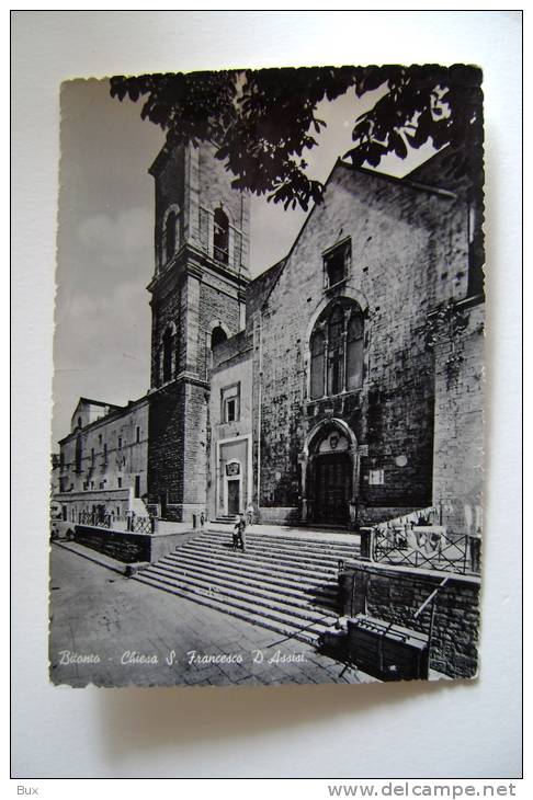 BITONTO      CHIESA     PUGLIA BARI   NON  VIAGGIATA  COME DA FOTO - Bitonto