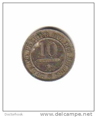 BELGIUM    10  CENTIMES  1862  (KM# 22) - 10 Cent