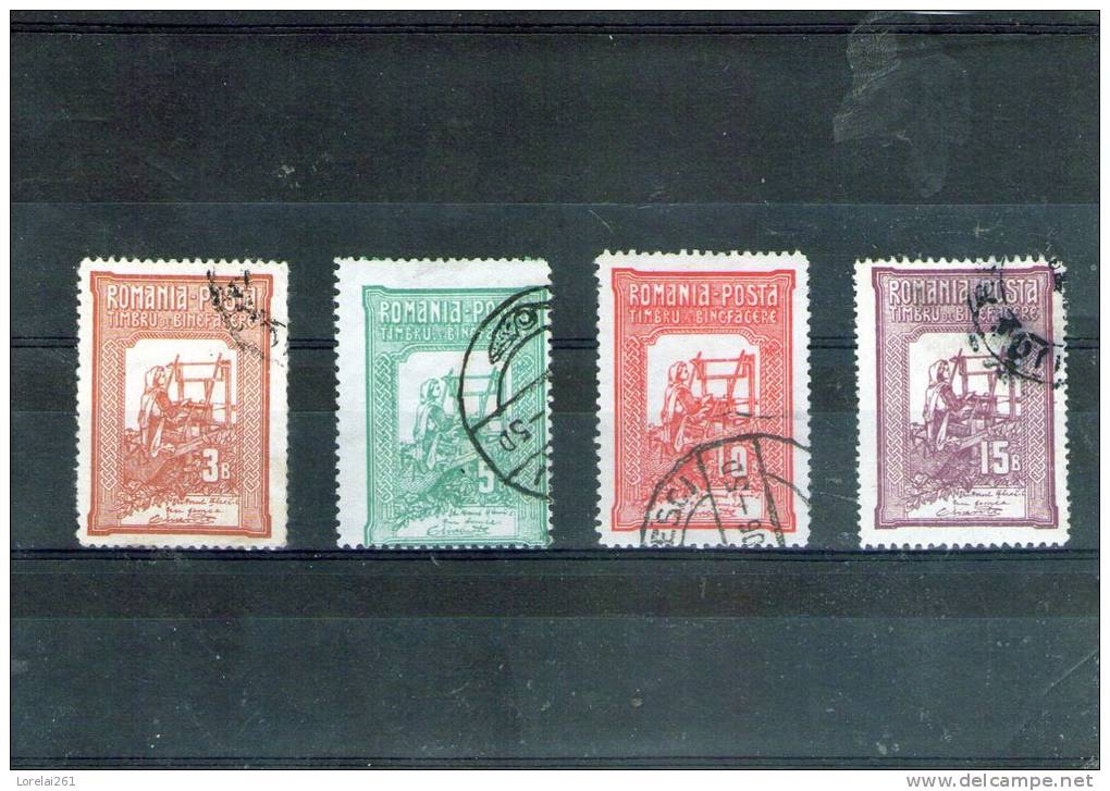 1905/6 - TESATOAREA/Tissant  Mi No 165/168 Et Yv No 164/167 - Used Stamps