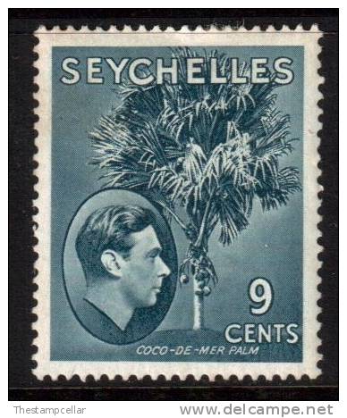 Seychelles Scott 131 - SG138a, 1938 George VI 9c MH* - Seychelles (...-1976)