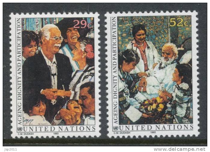 UN New York 1993 Michel 642-643, MNH** - Unused Stamps