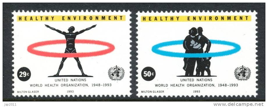 UN New York 1993 Michel 648-649, MNH** - Unused Stamps