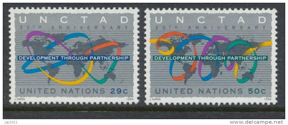 UN New York 1994 Michel 677-678, MNH** - Ungebraucht