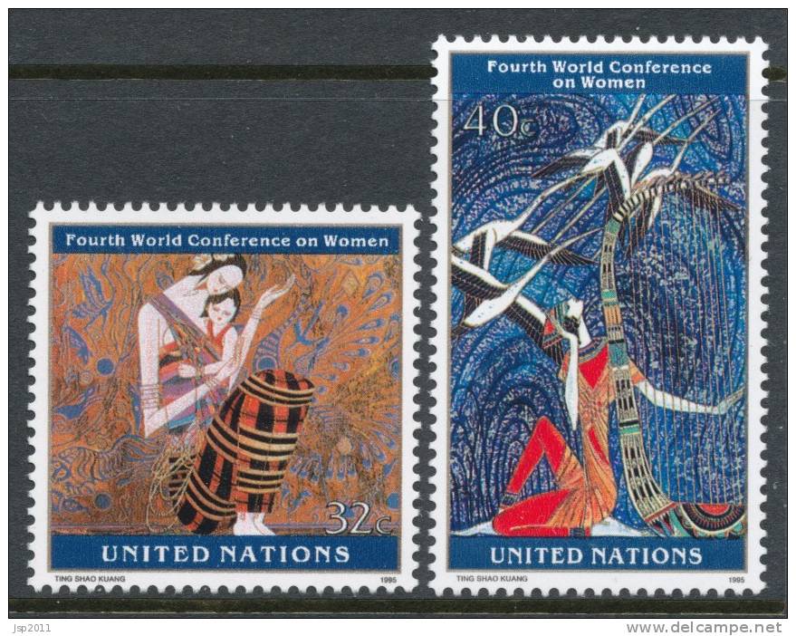 UN New York 1995 Michel 689-690, MNH** - Unused Stamps