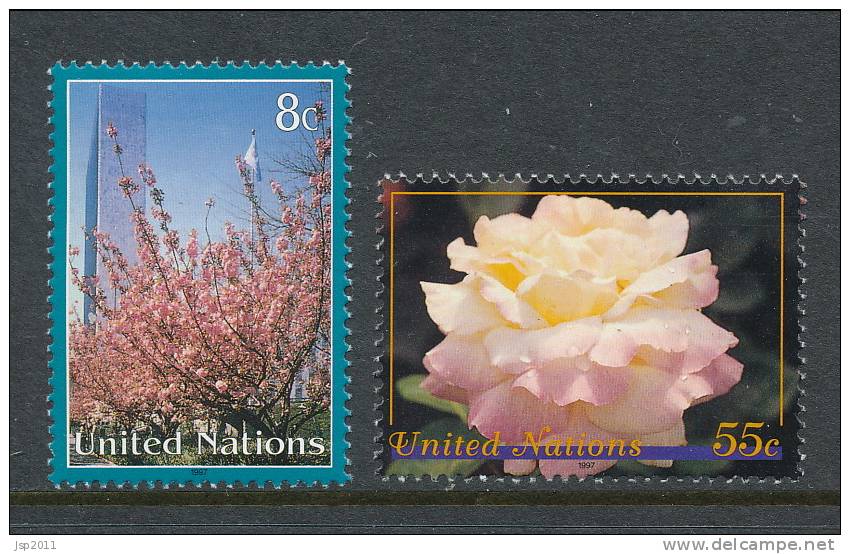 UN New York 1997 Michel 730-731, MNH** - Unused Stamps