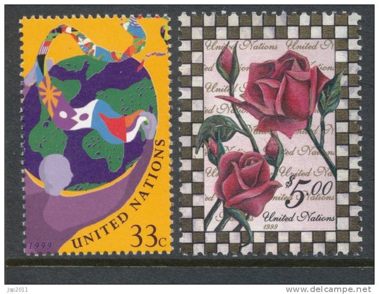 UN New York 1999 Michel 805-806, MNH** - Unused Stamps