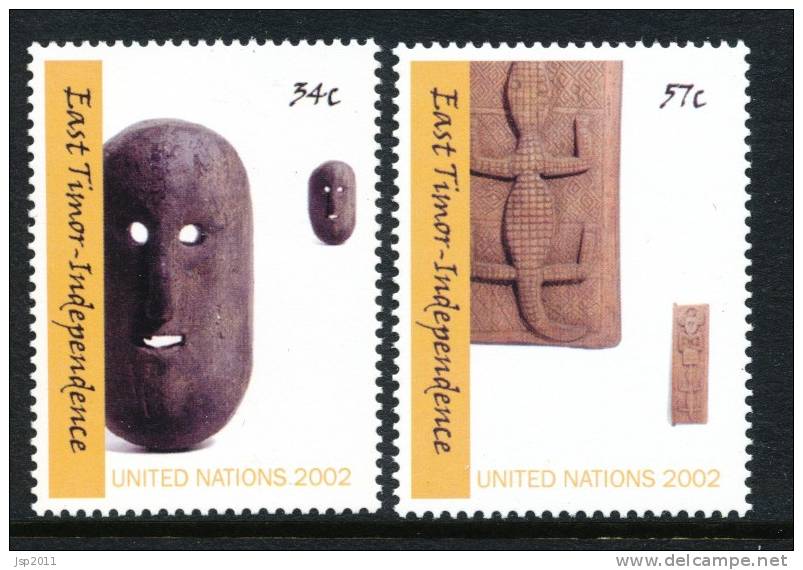 UN New York 2002 Michel 894-895, MNH** - Neufs